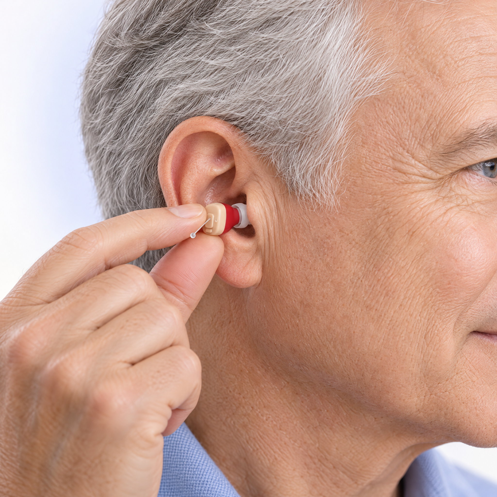 Place the hearing aid comfortably in your ear